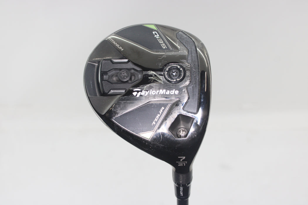 Taylormade Qi35 7 Wood 21 Deg (RH) 75S Kaili Blue Pre-Owned