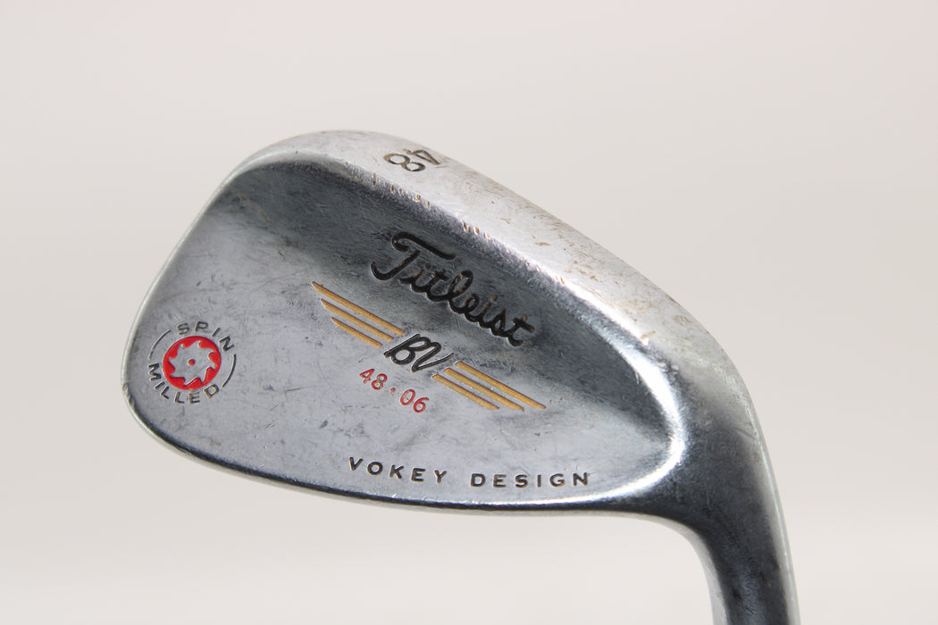 Titleist Spin Milled Tour Chrome 48 Degree with 6 Bounce Right Handed with Dynamic Gold Wedge Flex Shaft Pre-Owned