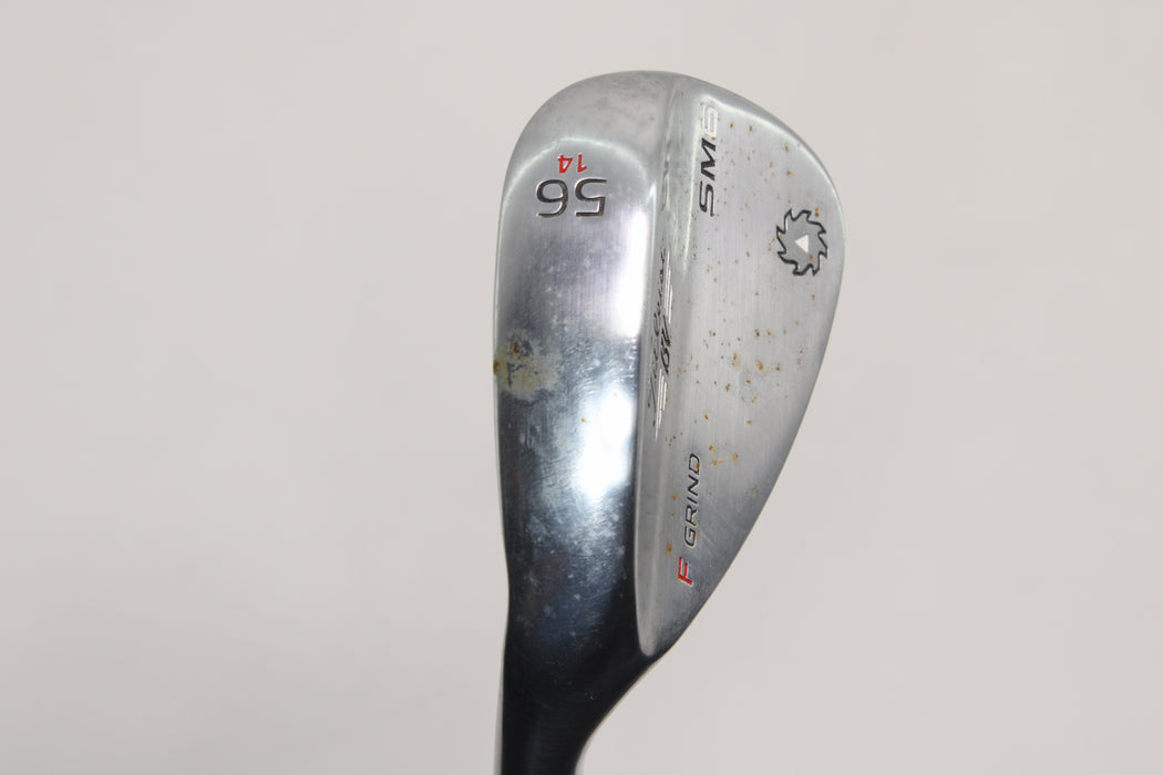 Titleist SM6 Tour Chrome Wedge Left Handed 56 Degree 14 Bounce with Dynamic Gold Steel Shaft Pre-Owned