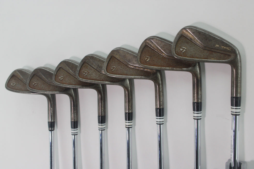 TaylorMade P7MC RAW Irons 4-PW DGX100 Tour Issue Pre-owned
