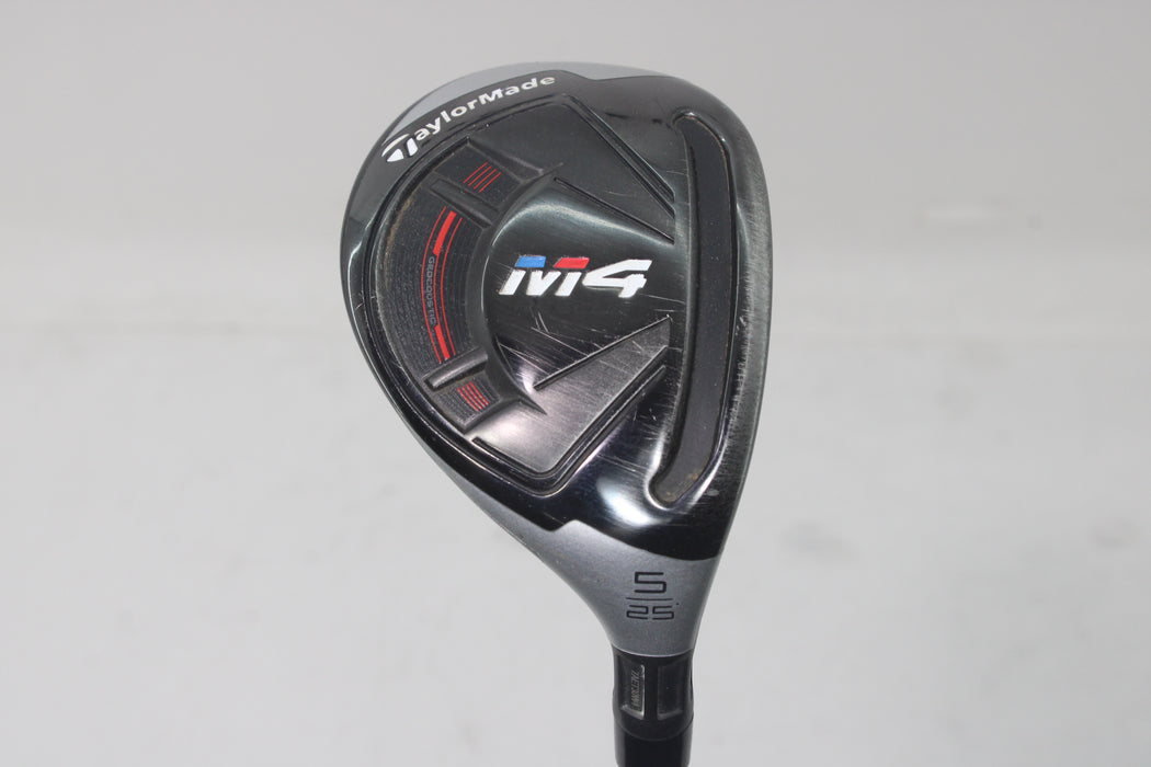 TaylorMade M4 Hybrid RH 5H/25 Atomos Red 6 R Pre-owned