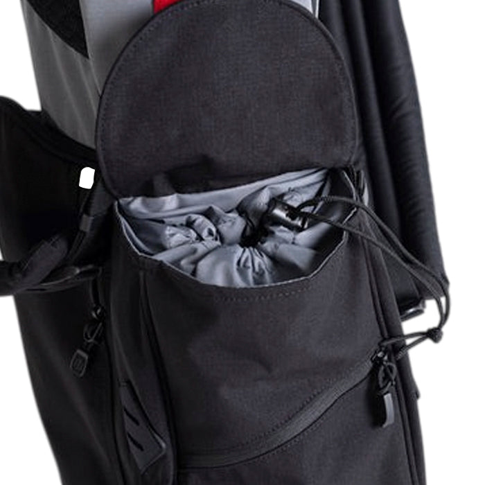 Jones Rover Stand Bag - Charcoal/Black/Red