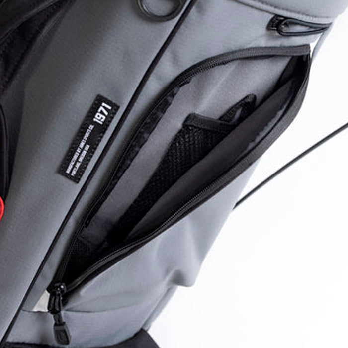 Jones Rover Stand Bag - Charcoal/Black/Red