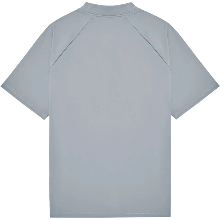 Malbon Performance Blade Collar Polo - Steel