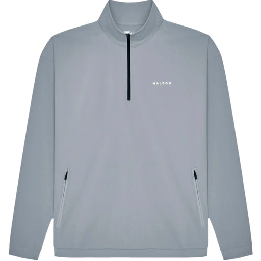 Malbon Performance Quarter Zip Shell Pullover - Steel