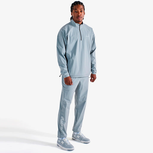 Malbon Performance Quarter Zip Shell Pullover - Steel