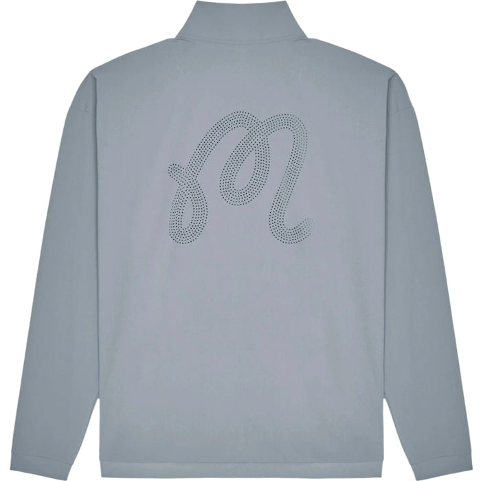 Malbon Performance Quarter Zip Shell Pullover - Steel