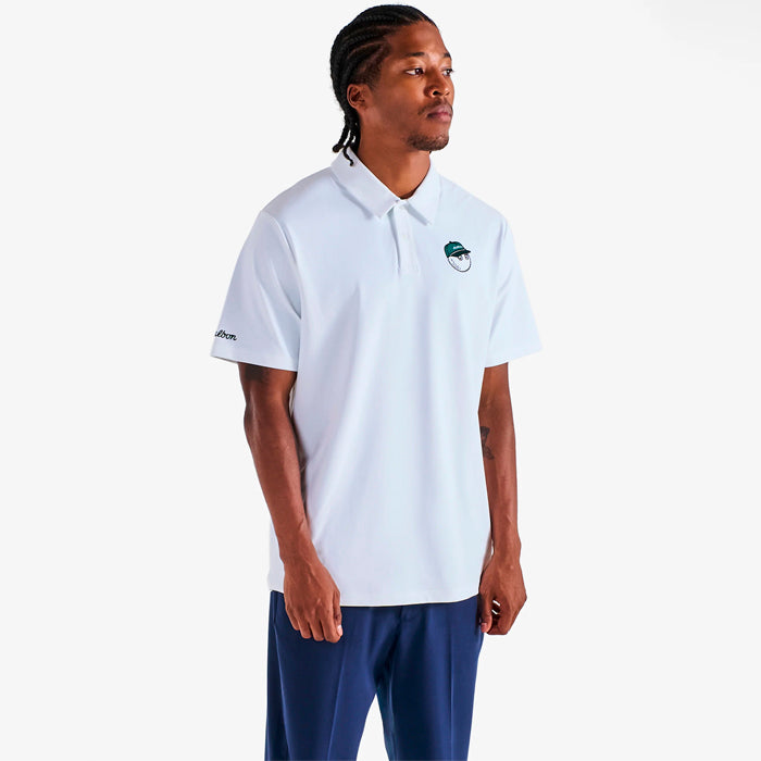 Malbon Fairway Baldwin Polo - White