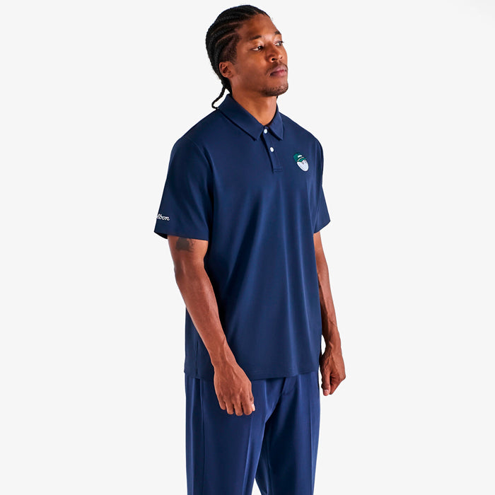 Malbon Fairway Baldwin Polo - Navy
