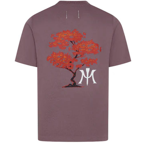 Miura Autumn Script Tee - Mauve