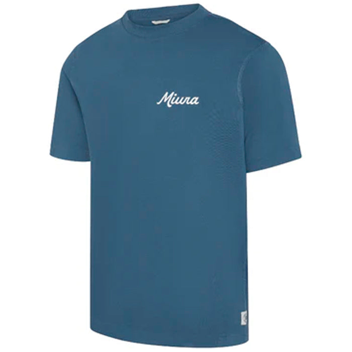 Miura Autumn Script Tee - Airforce Blue