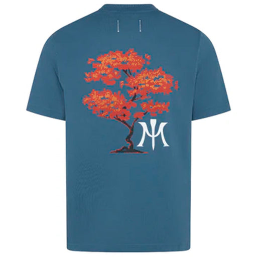 Miura Autumn Script Tee - Airforce Blue