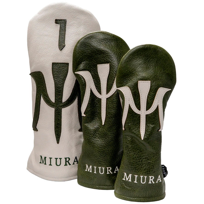 Miura Icon Palma White/Green Headcover