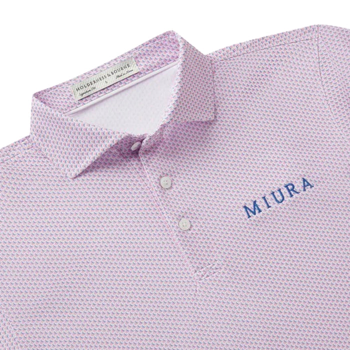 Miura Lennox Polo - Belmont/Horizon Blue