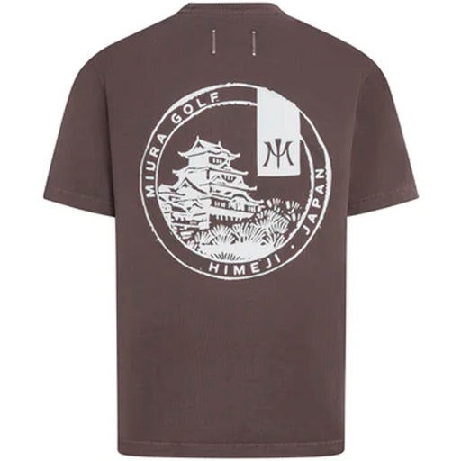 Miura Himeji Script Tee - Faded Mauve