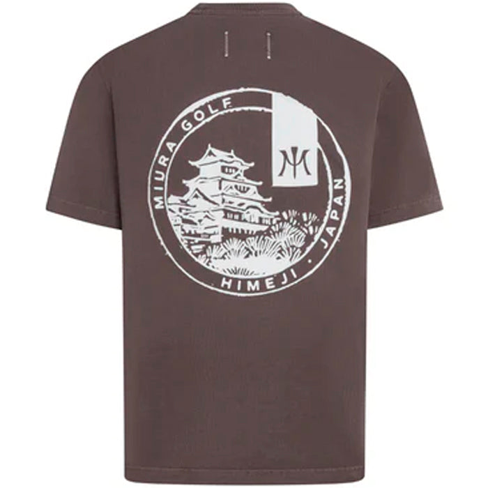 Miura Himeji Script Tee - Faded Mauve