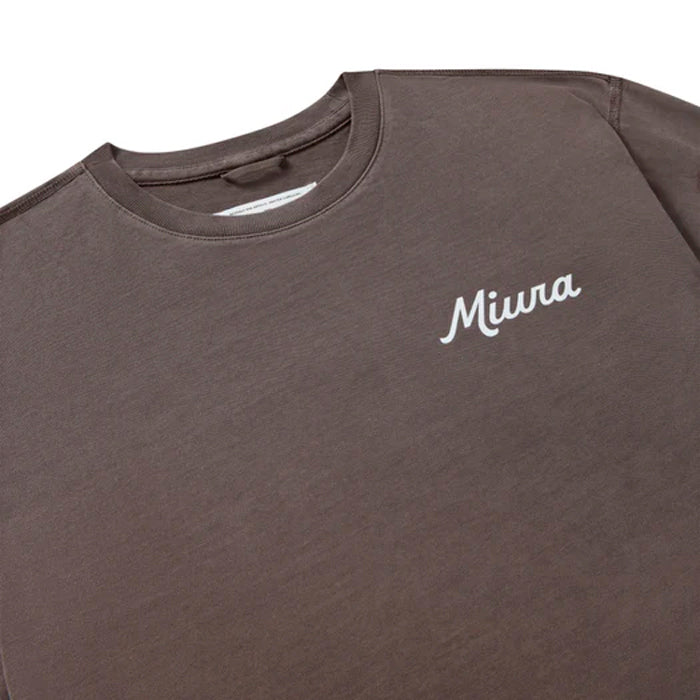 Miura Himeji Script Tee - Faded Mauve