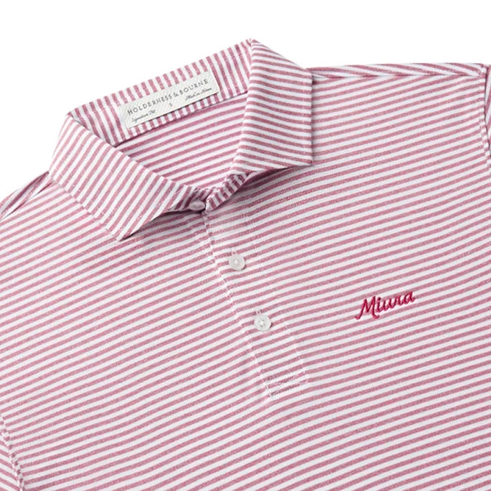 Miura Maxwell Polo - Napa/White