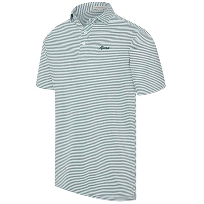 Miura Maxwell Polo - Spruce/White