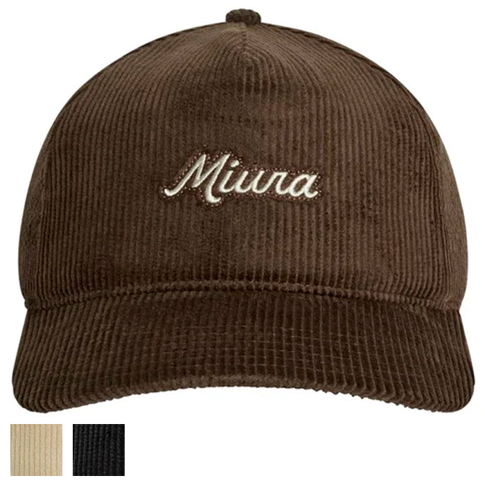 Miura Modern Script Corduroy Hat