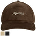 Miura Modern Script Corduroy Hat