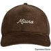 Miura Modern Script Corduroy Hat
