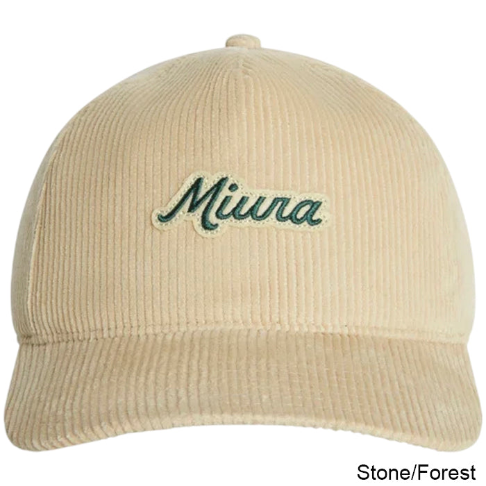 Miura Modern Script Corduroy Hat