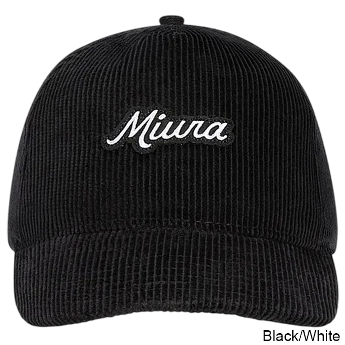 Miura Modern Script Corduroy Hat