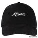 Miura Modern Script Corduroy Hat