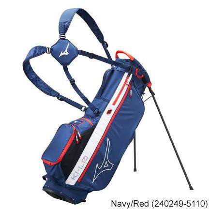 Mizuno K1-L0 Lightweight Stand Bag Navy/Red (240249-5110) - Fairway Golf