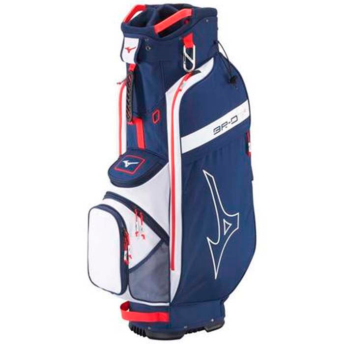 Mizuno BR-D3C Cart Golf Bag - NAVY-RED (5110)