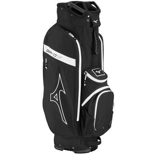 Mizuno BR-D3C Cart Golf Bag - BLACK-WHITE (9000)