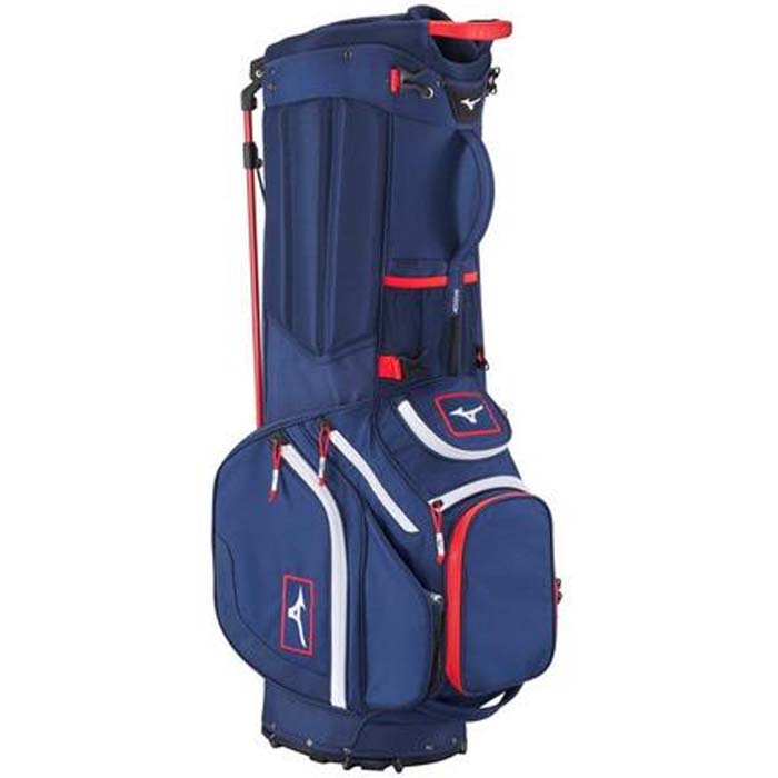 Mizuno BR-DX 14-Way Hybrid Stand Golf Bag - NAVY-RED (5110)