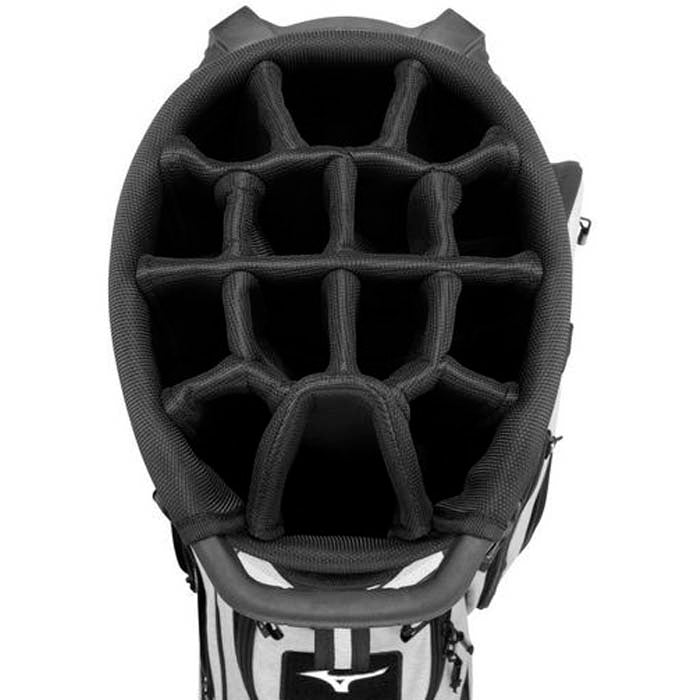 Mizuno BR-DX 14-Way Hybrid Stand Golf Bag - HEATHERED GREY (9595)