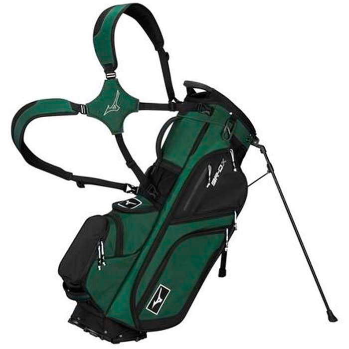 Mizuno BR-DX 14-Way Hybrid Stand Golf Bag - JUNGLE GREEN (4R4R)