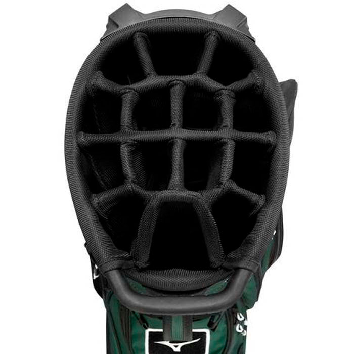 Mizuno BR-DX 14-Way Hybrid Stand Golf Bag - JUNGLE GREEN (4R4R)