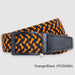 Nexbelt Braided Orange & Black Golf Ratchet Belt