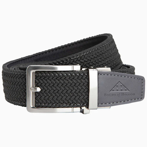 Nexbelt FoH Braided Grey Stamped Tip Golf Belt
