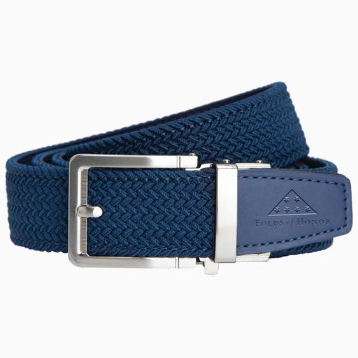 Nexbelt FoH Braided Navy Stamped Tip Golf Belt