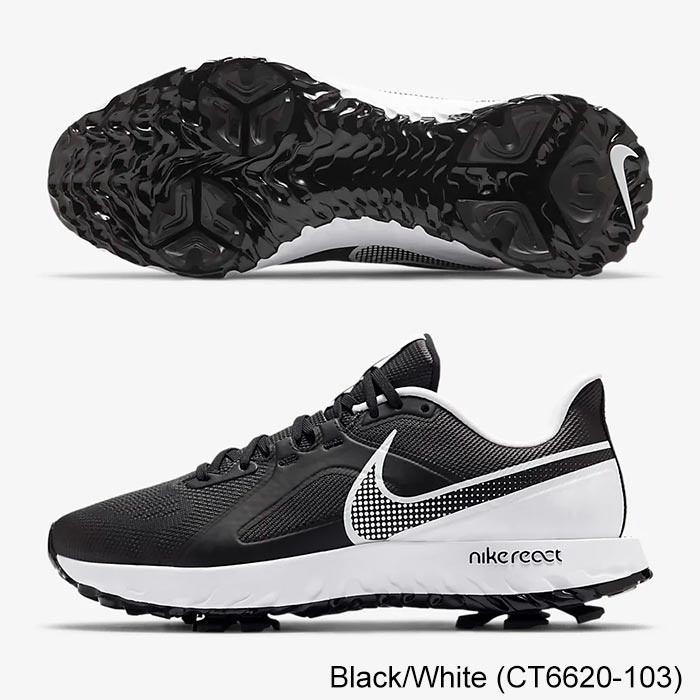 Nike Golf React Infinity Pro Shoes 9.5 Black/White (CT6620-103)