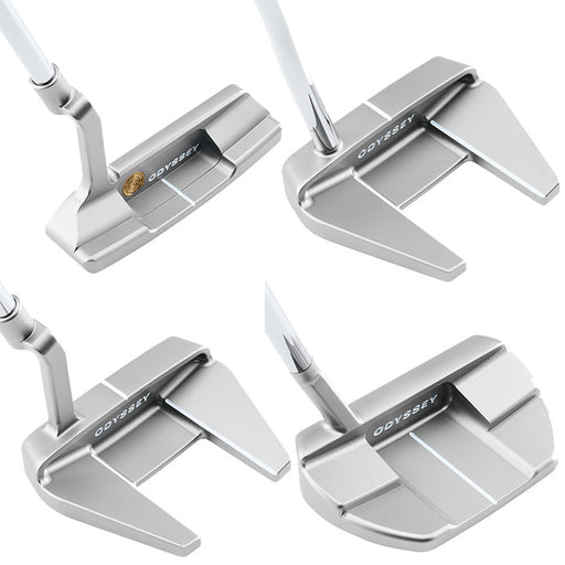 Odyssey Ai-One Milled Silver Putters