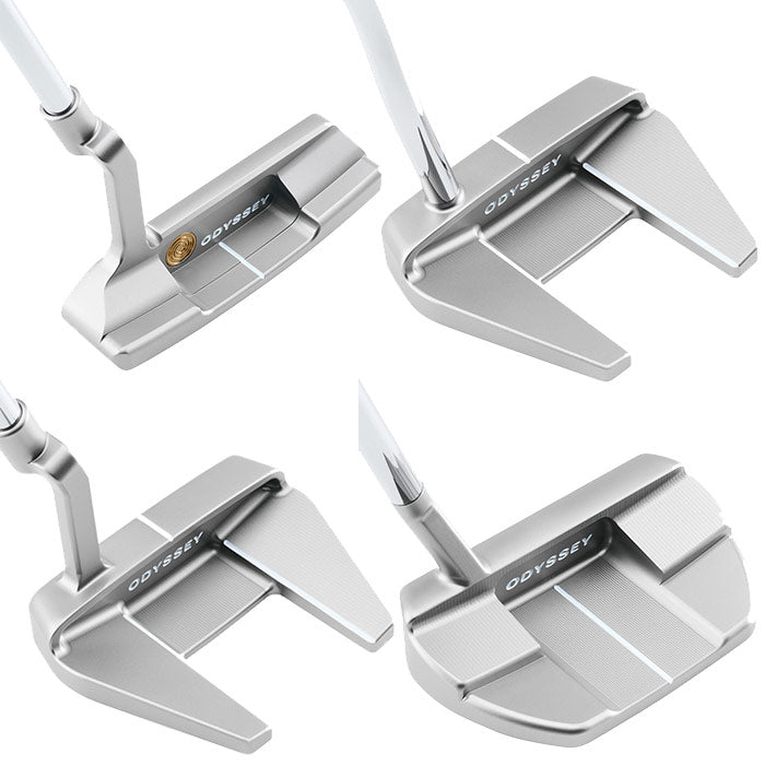 Odyssey Ai-One Milled Silver Putters