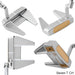Odyssey Ai-One Milled Silver Putters
