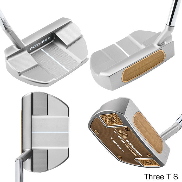Odyssey Ai-One Milled Silver Putters