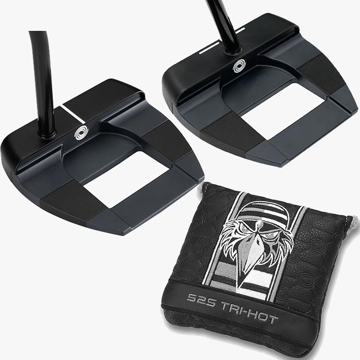 Odyssey Square 2 Square TRI-HOT Black Jailbird Putters