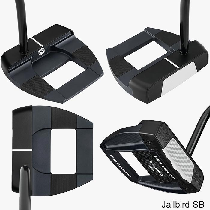 Odyssey Square 2 Square TRI-HOT Black Jailbird Putters