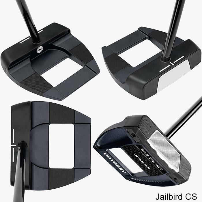 Odyssey Square 2 Square TRI-HOT Black Jailbird Putters