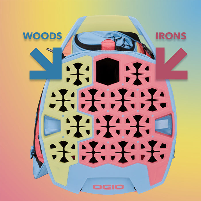 OGIO Silencer Hybrid Golf Bag - Sherbet