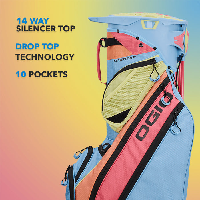 OGIO Silencer Hybrid Golf Bag - Sherbet
