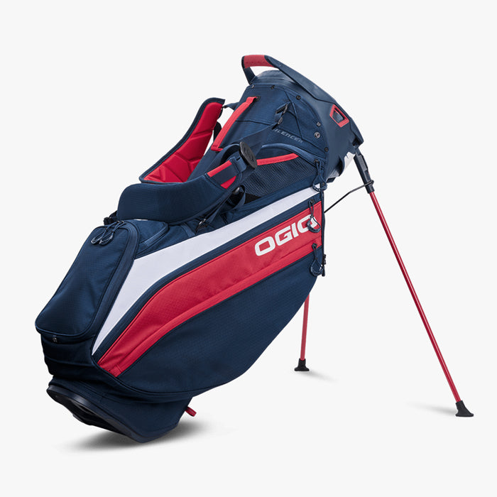 OGIO Silencer Hybrid Golf Bag - Red/White/Blue